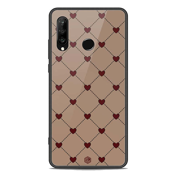 Trending Designs Series Soft Phone Case - Premium Glass Case - Huawei P30 lite