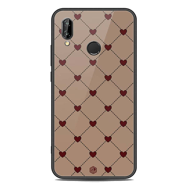Trending Designs Series Soft Phone Case - Premium Glass Case - Huawei P20 Lite