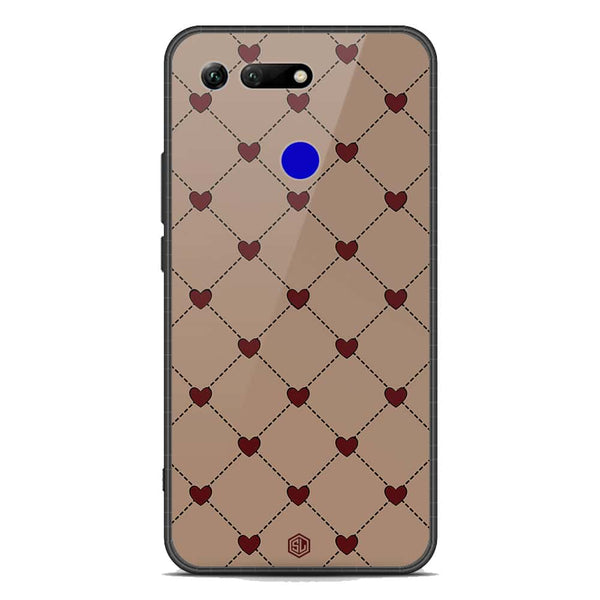 Trending Designs Series Soft Phone Case - Premium Glass Case - Huawei Honor View 20