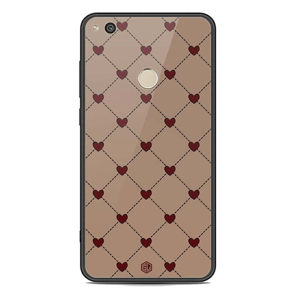 Trending Designs Series Soft Phone Case - Premium Glass Case - Huawei Honor P8 Lite 2017