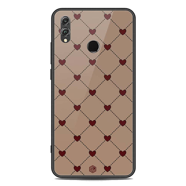 Trending Designs Series Soft Phone Case - Premium Glass Case - Huawei Honor 8X