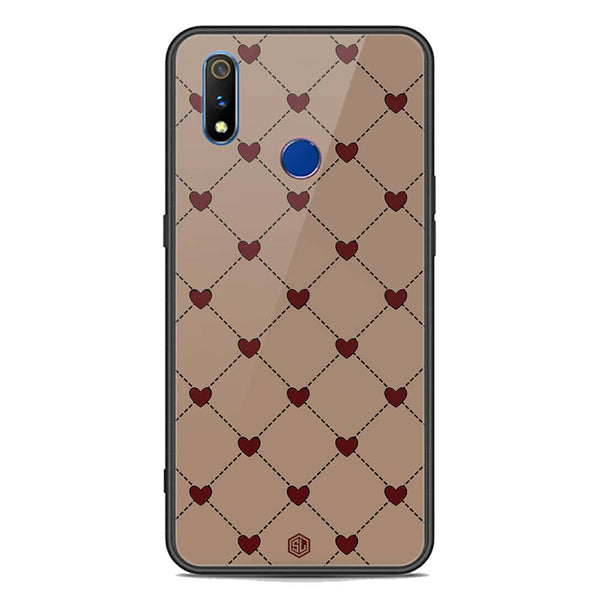 Trending Designs Series Soft Phone Case - Premium Glass Case - Realme 3
