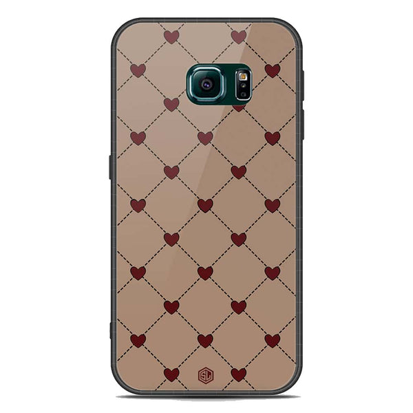 Trending Designs Series Soft Phone Case - Acrylic Glass Case - Samsung Galaxy S6 Edge Plus