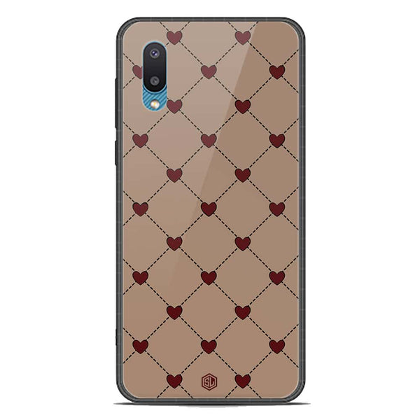 Trending Designs Series Soft Phone Case - Premium Glass Case - Samsung Galaxy M02