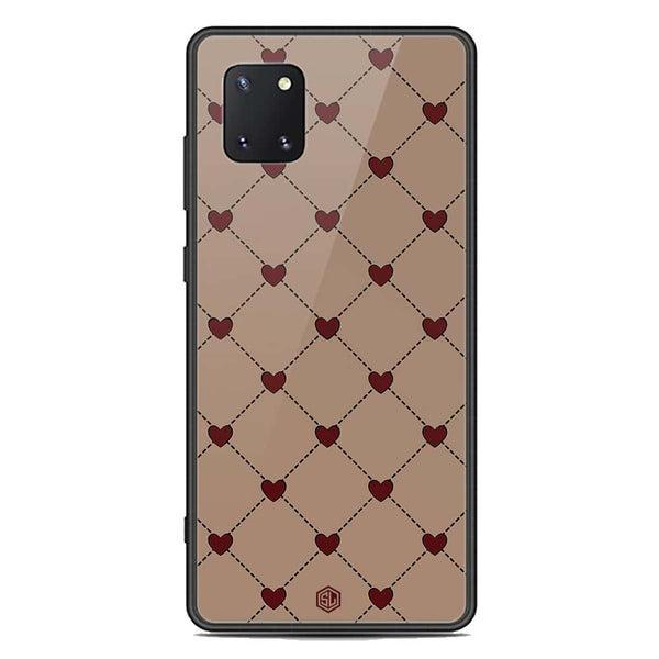 Trending Designs Series Soft Phone Case - Premium Glass Case - Samsung Galaxy A81