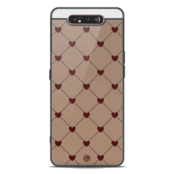 Trending Designs Series Soft Phone Case - Premium Glass Case - Samsung Galaxy A80