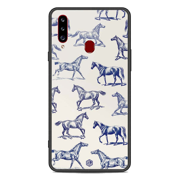 Trending Designs Series Soft Phone Case - Premium Glass Case - Samsung Galaxy A20s