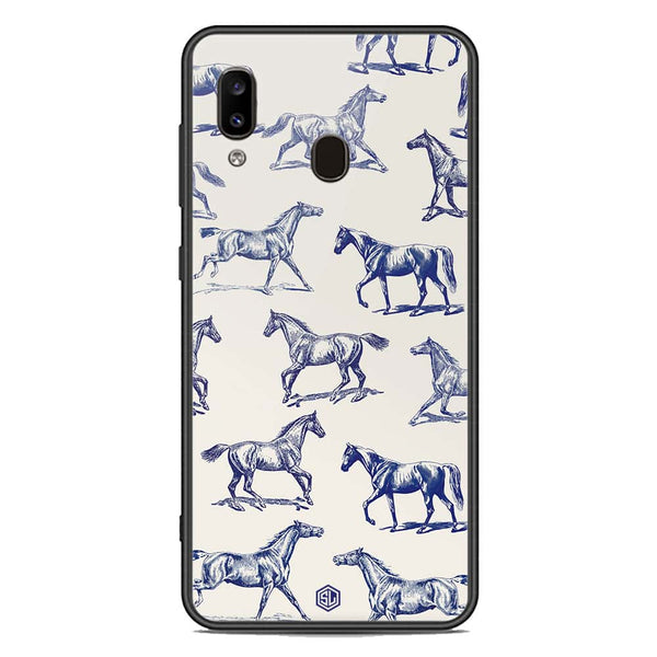 Trending Designs Series Soft Phone Case - Premium Glass Case - Samsung Galaxy A20