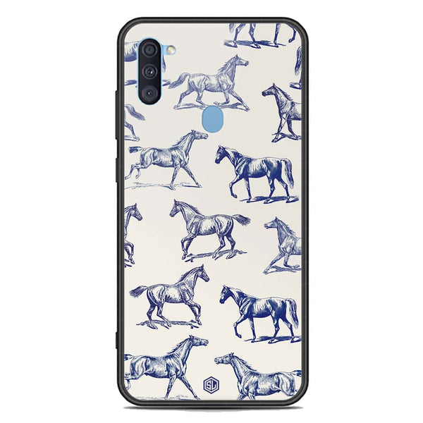 Trending Designs Series Soft Phone Case - Premium Glass Case - Samsung Galaxy A11