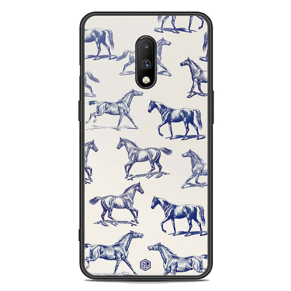Trending Designs Series Soft Phone Case - Premium Glass Case - OnePlus 7