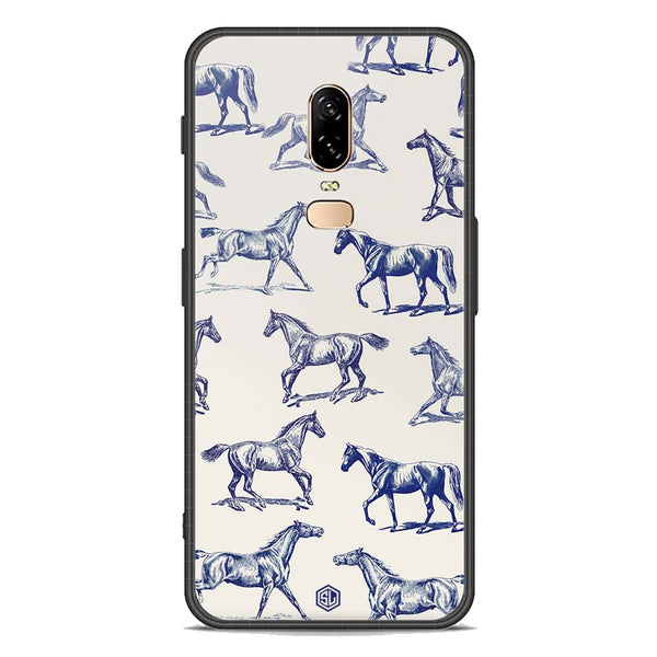 Trending Designs Series Soft Phone Case - Premium Glass Case - OnePlus 6