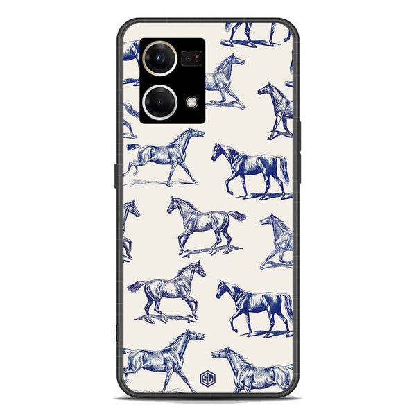 Trending Designs Series Soft Phone Case - Premium Glass Case - Oppo Reno 7 4G
