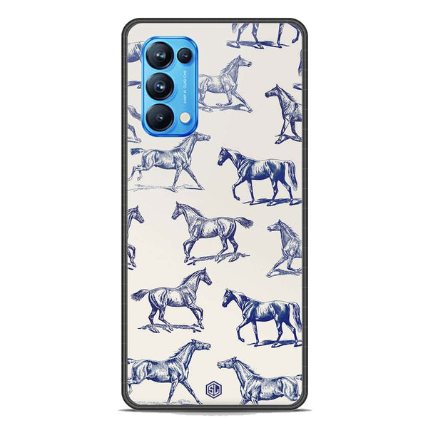 Trending Designs Series Soft Phone Case - Premium Glass Case - Oppo Reno 5 Pro 5G