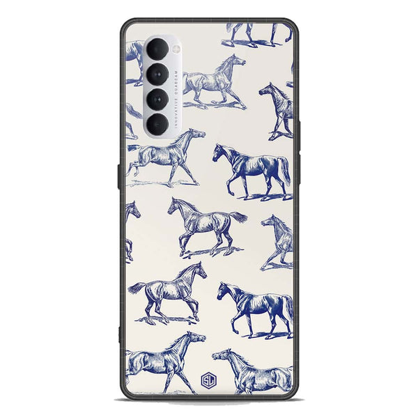 Trending Designs Series Soft Phone Case - Premium Glass Case - Oppo Reno 4 Pro 5G