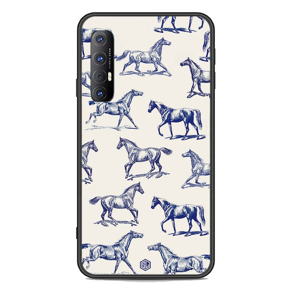 Trending Designs Series Soft Phone Case - Premium Glass Case - Oppo Reno 3 Pro
