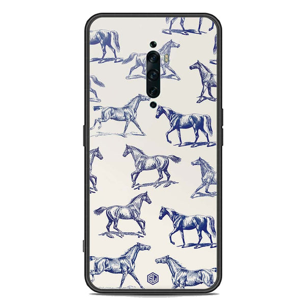 Trending Designs Series Soft Phone Case - Premium Glass Case - Oppo Reno 2Z