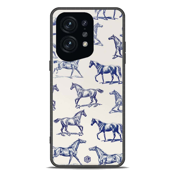 Trending Designs Series Soft Phone Case - Premium Glass Case - Oppo Find X5
