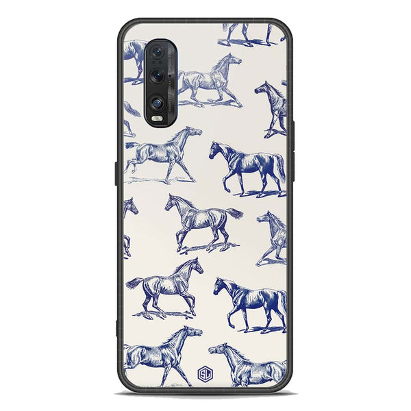 Trending Designs Series Soft Phone Case - Premium Glass Case - Oppo Find X2