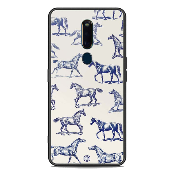 Trending Designs Series Soft Phone Case - Premium Glass Case - Oppo F11 Pro