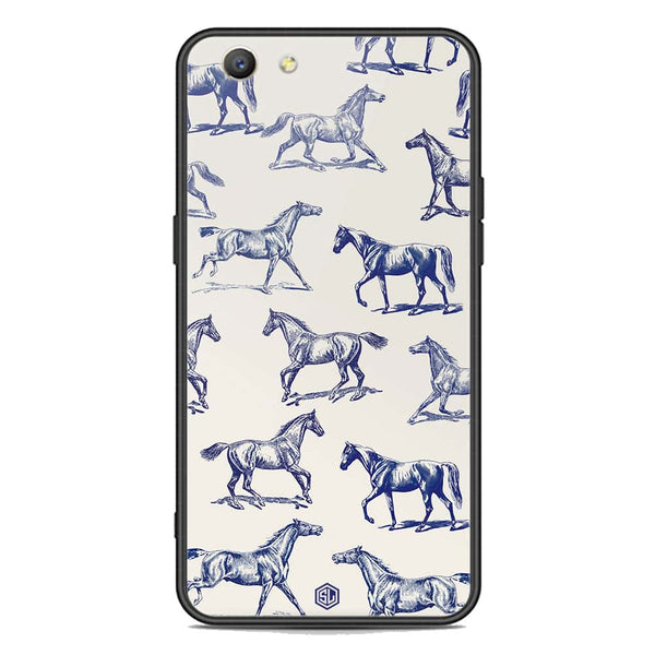 Trending Designs Series Soft Phone Case - Premium Glass Case - Oppo F1S