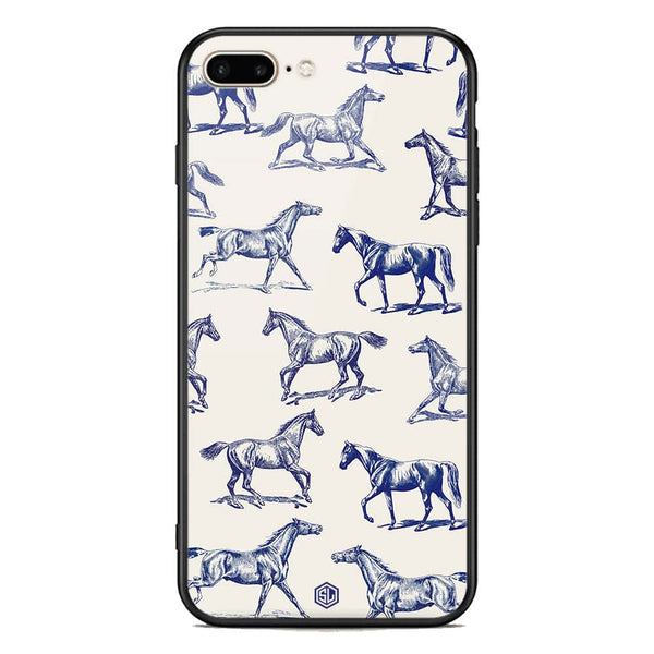 Trending Designs Series Soft Phone Case - Premium Glass Case - iPhone 8 Plus / 7 Plus