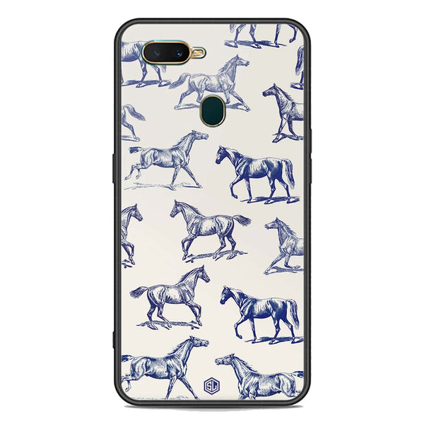 Trending Designs Series Soft Phone Case - Premium Glass Case - Oppo A7