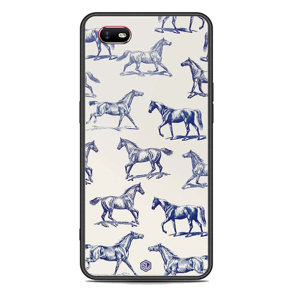 Trending Designs Series Soft Phone Case - Premium Glass Case - Oppo A1k