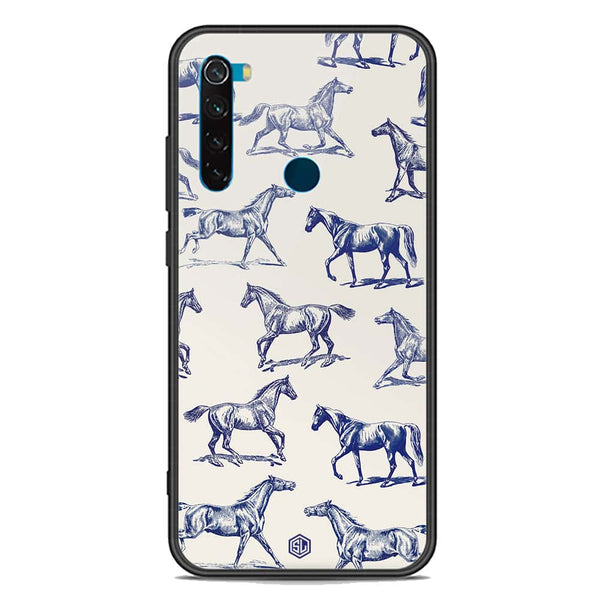 Trending Designs Series Soft Phone Case - Premium Glass Case - Xiaomi Redmi Note 8 2021