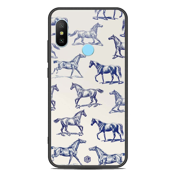 Trending Designs Series Soft Phone Case - Premium Glass Case - Xiaomi Redmi Note 6 Pro