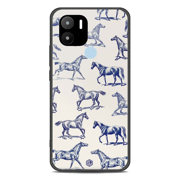 Trending Designs Series Soft Phone Case - Premium Glass Case - Xiaomi Redmi A1 Plus