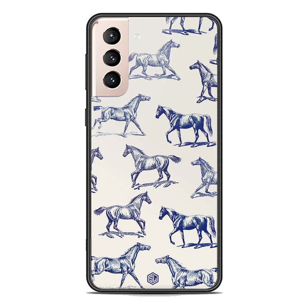 Trending Designs Series Soft Phone Case - Premium Glass Case - Samsung Galaxy S21 FE 5G