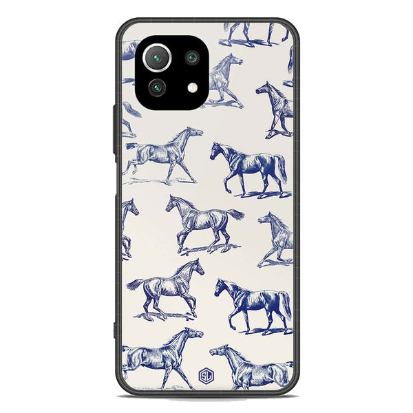 Trending Designs Series Soft Phone Case - Premium Glass Case - Xiaomi Mi 11 Lite