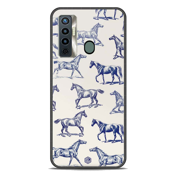 Trending Designs Series Soft Phone Case - Premium Glass Case - Tecno Camon 17