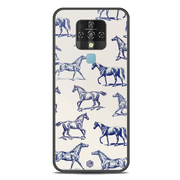Trending Designs Series Soft Phone Case - Premium Glass Case - Tecno Camon 16