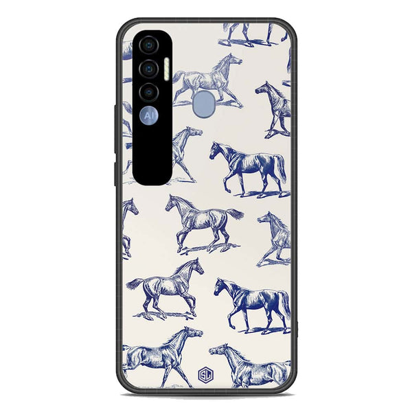 Trending Designs Series Soft Phone Case - Premium Glass Case - Tecno Spark 7 Pro
