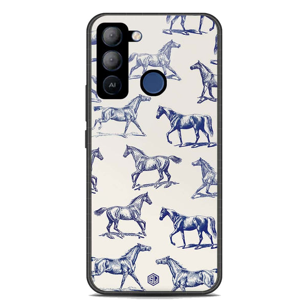 Trending Designs Series Soft Phone Case - Premium Glass Case - Tecno Pop 5 LTE