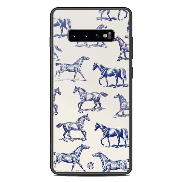Trending Designs Series Soft Phone Case - Premium Glass Case - Samsung Galaxy S10 Plus