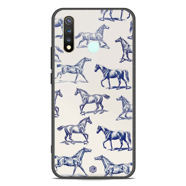 Trending Designs Series Soft Phone Case - Premium Glass Case - Vivo Y19