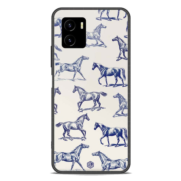 Trending Designs Series Soft Phone Case - Premium Glass Case - Vivo Y15s