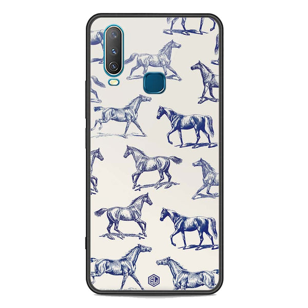 Trending Designs Series Soft Phone Case - Premium Glass Case - Vivo Y12