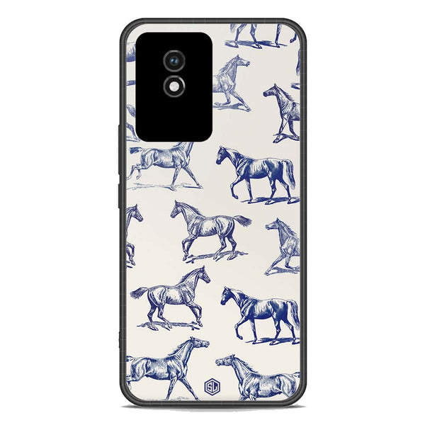 Trending Designs Series Soft Phone Case - Premium Glass Case - Vivo Y02A