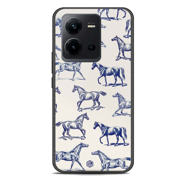 Trending Designs Series Soft Phone Case - Premium Glass Case - Vivo V25e