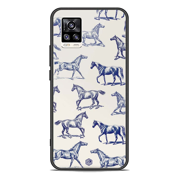 Trending Designs Series Soft Phone Case - Premium Glass Case - Vivo V20