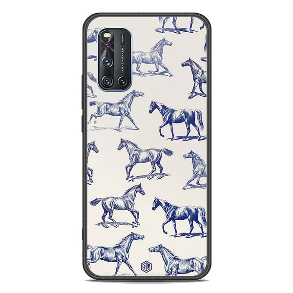Trending Designs Series Soft Phone Case - Premium Glass Case - Vivo V19