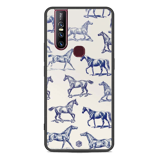 Trending Designs Series Soft Phone Case - Premium Glass Case - Vivo V15