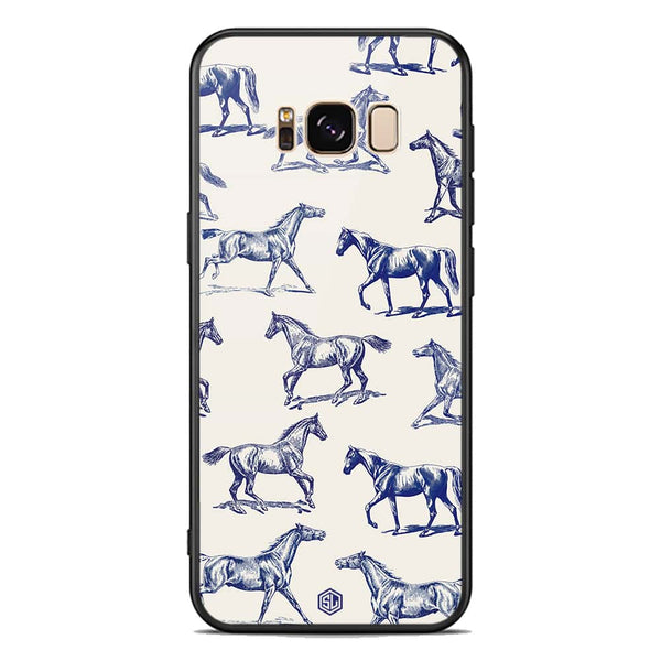 Trending Designs Series Soft Phone Case - Premium Glass Case - Samsung Galaxy S8