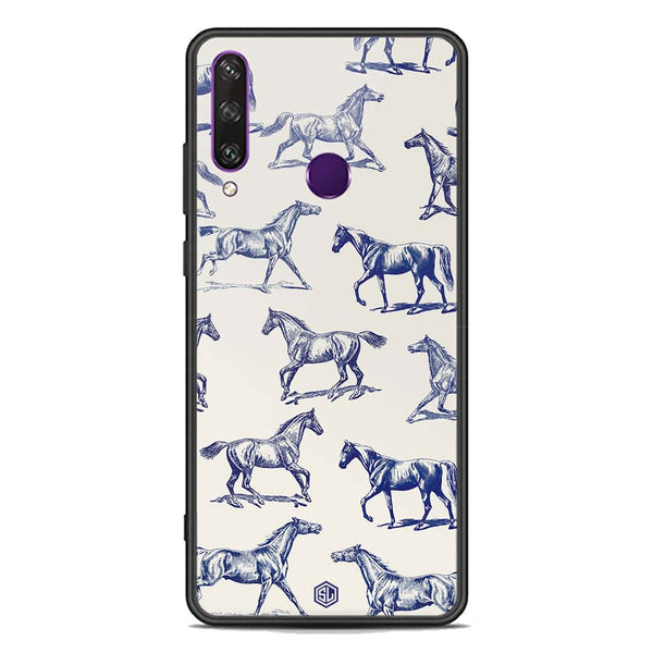 Trending Designs Series Soft Phone Case - Premium Glass Case - Huawei Y6p