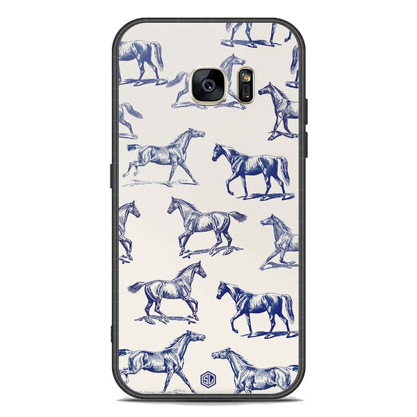Trending Designs Series Soft Phone Case - Premium Glass Case - Samsung Galaxy S7