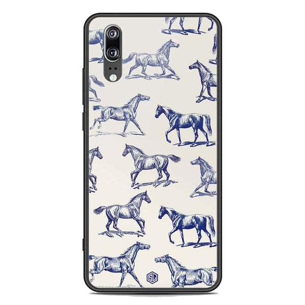 Trending Designs Series Soft Phone Case - Premium Glass Case - Huawei P20