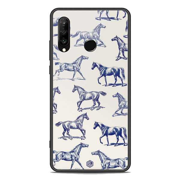 Trending Designs Series Soft Phone Case - Premium Glass Case - Huawei Nova 4e